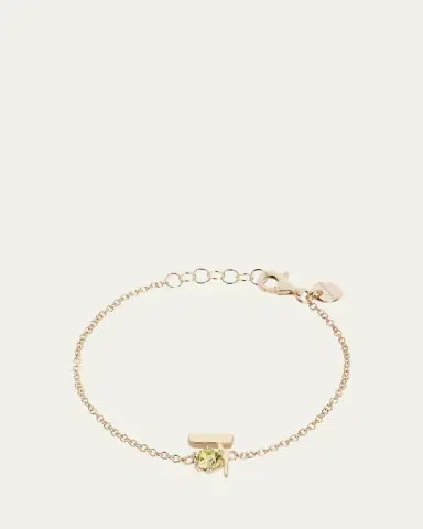 Procaccia Jewelry 18K Gold Hebrew DALET Initial Bracelet | Thumbnail 7 Procaccia Jewelry 18K Gold Hebrew DALET Initial Bracelet | Thumbnail 7