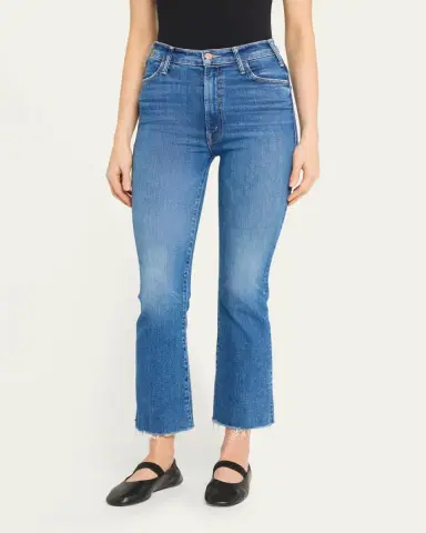 Mother The Hustler Ankle Fray Jeans | Thumbnail 4 Mother The Hustler Ankle Fray Jeans | Thumbnail 4