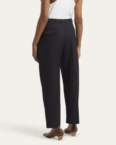 SETCHU Pleated Wool Gabardine Chino Pants | Thumbnail 3 SETCHU Pleated Wool Gabardine Chino Pants | Thumbnail 3