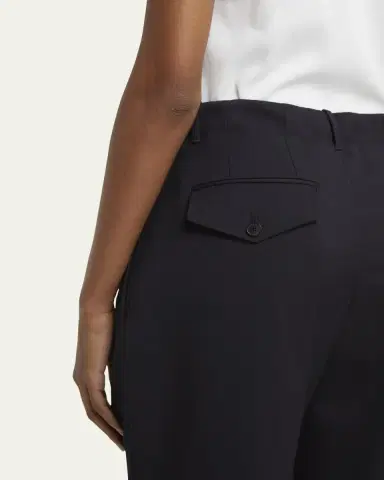 SETCHU Pleated Wool Gabardine Chino Pants | Thumbnail 5 SETCHU Pleated Wool Gabardine Chino Pants | Thumbnail 5
