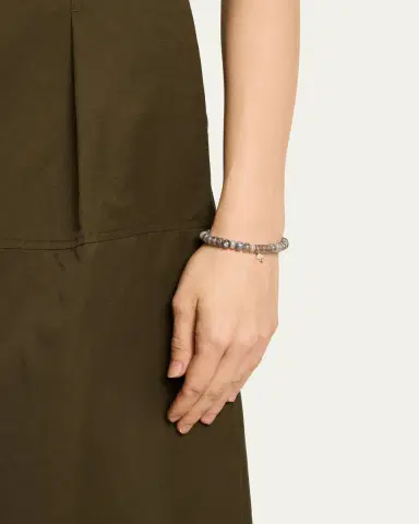 Sydney Evan Mystic Grey Moonstone and Diamond Mushroom Charm Bracelet | Thumbnail 2 Sydney Evan Mystic Grey Moonstone and Diamond Mushroom Charm Bracelet | Thumbnail 2