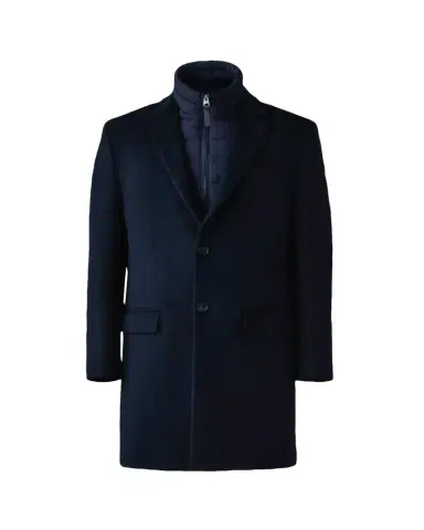 Mackage Men's Skai-SLB 3-in-1 Wool Overcoat with Removable Down Liner | Thumbnail 1 Mackage Men's Skai-SLB 3-in-1 Wool Overcoat with Removable Down Liner | Thumbnail 1