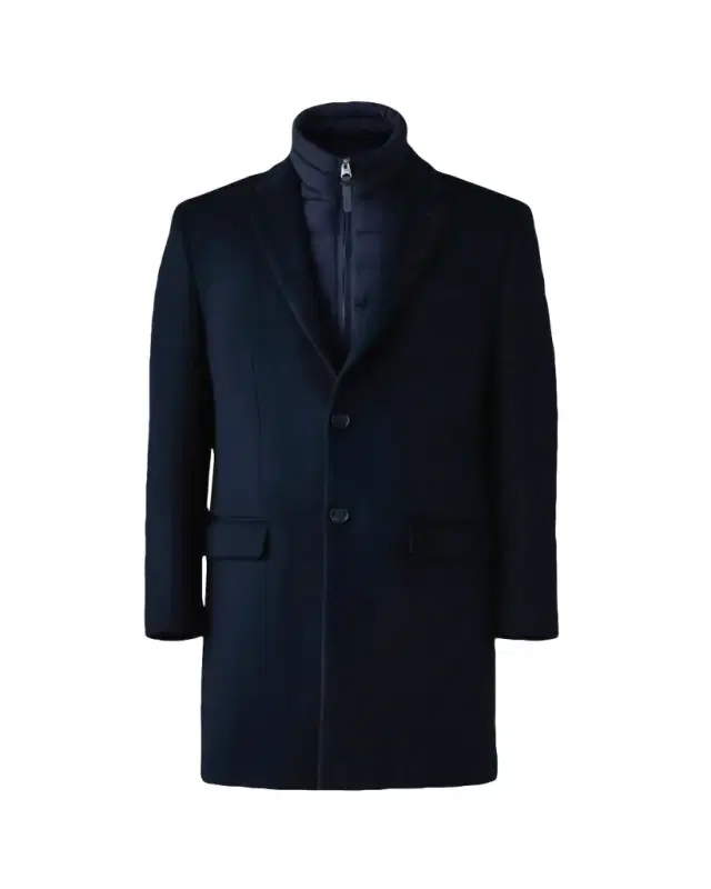 Men's Skai-SLB 3-in-1 Wool Overcoat with Removable Down Liner Men's Skai-SLB 3-in-1 Wool Overcoat with Removable Down Liner