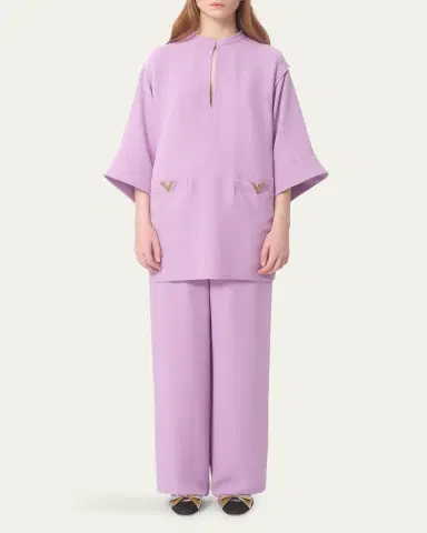 Valentino Garavani Wide Sleeve Mini Dress | Thumbnail 2