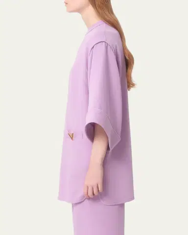 Valentino Garavani Wide Sleeve Mini Dress | Thumbnail 3
