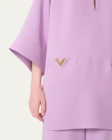 Valentino Garavani Wide Sleeve Mini Dress | Thumbnail 4