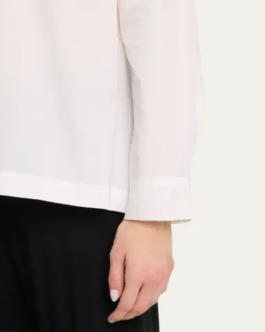 Eskandar Slim Shirt with Collar (Regular Length) | Thumbnail 5 Eskandar Slim Shirt with Collar (Regular Length) | Thumbnail 5