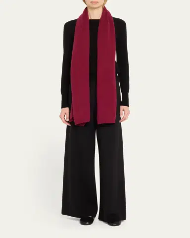 The Elder Statesman Jersey Cashmere Scarf | Thumbnail 2 The Elder Statesman Jersey Cashmere Scarf | Thumbnail 2