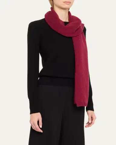 The Elder Statesman Jersey Cashmere Scarf | Thumbnail 3 The Elder Statesman Jersey Cashmere Scarf | Thumbnail 3