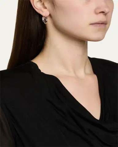 Charlotte Chesnais Creoles Biseau Hoop Earrings | Thumbnail 2
