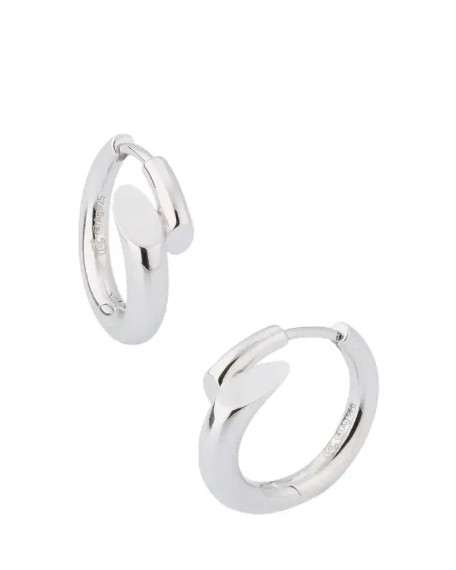 Creoles Biseau Hoop Earrings