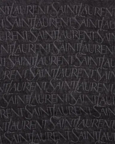 Saint Laurent Monogram Sheer Scarf | Thumbnail 3