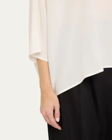 Eskandar Boat Neck Top (Mid Length) | Thumbnail 5