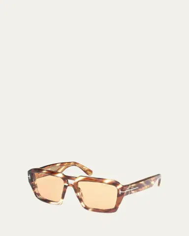 Tom Ford Men's FT1202M Acetate Rectangle Sunglasses | Thumbnail 2 Tom Ford Men's FT1202M Acetate Rectangle Sunglasses | Thumbnail 2