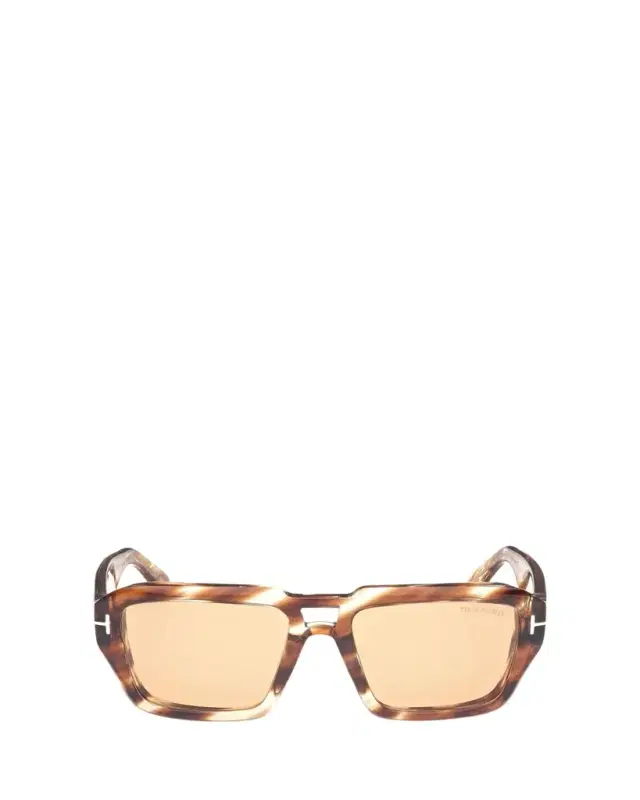 Men's FT1202M Acetate Rectangle Sunglasses