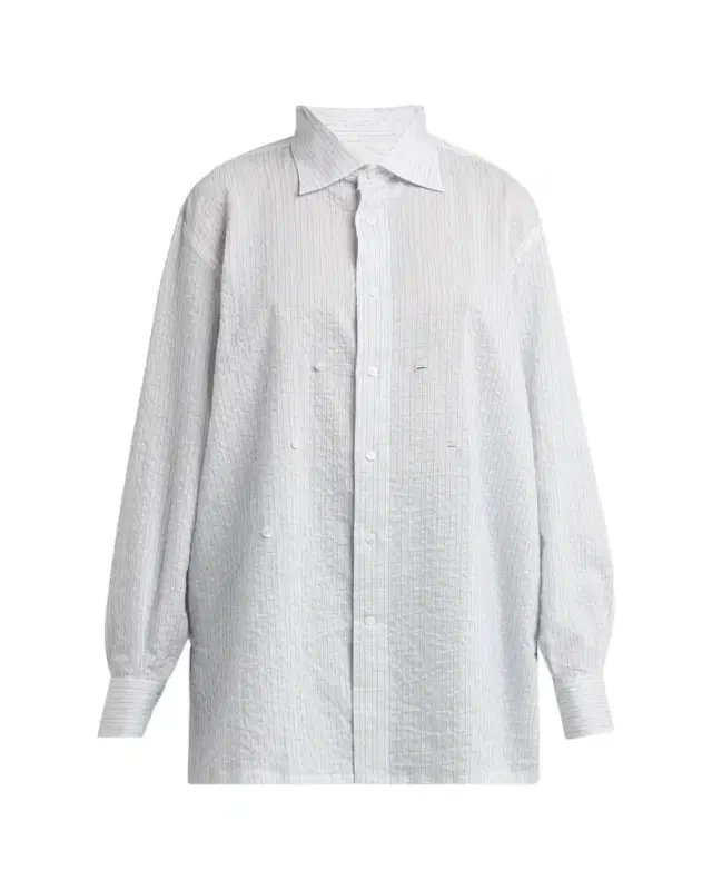 Stripe Button Down Blouse