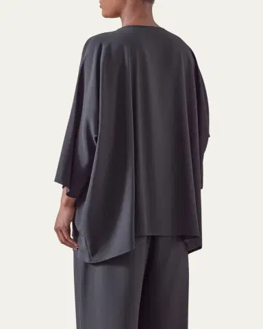 Eskandar Boat Neck Top (Long Length) | Thumbnail 3