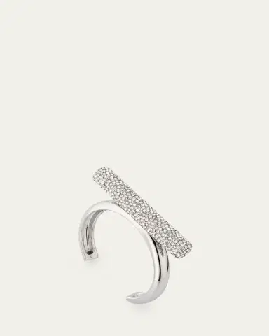 McQueen Crystal Cuff Bracelet | Thumbnail 3