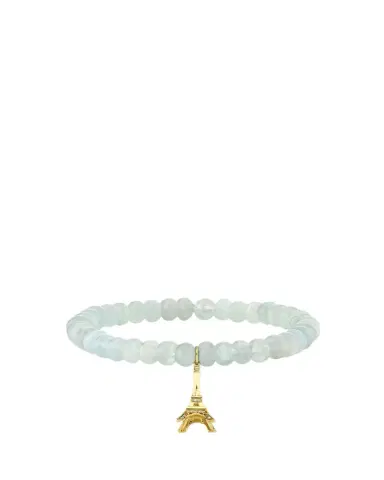 Sydney Evan 14K Yellow Gold Diamond Eiffel Tower Charm | Thumbnail 1