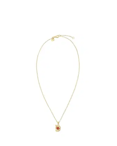 Procaccia Jewelry 18K Gold Hebrew PEH Initial Necklace | Thumbnail 1