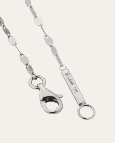 Lana 14K Gold Baguette Everyday Cross Pendant Necklace with Jump Ring, 16-18"L | Thumbnail 4 Lana 14K Gold Baguette Everyday Cross Pendant Necklace with Jump Ring, 16-18"L | Thumbnail 4