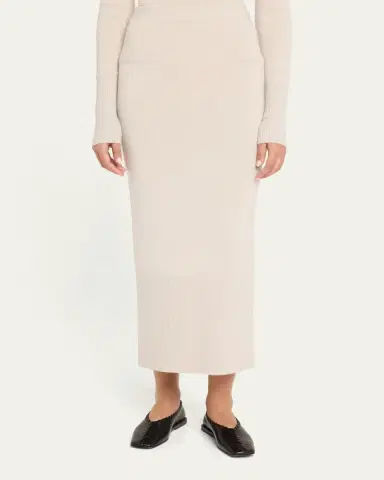 Anna Quan Gia Ribbed Midi Skirt | Thumbnail 4