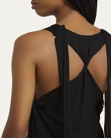 SETCHU Layered Sheer Mini Tank Dress | Thumbnail 5