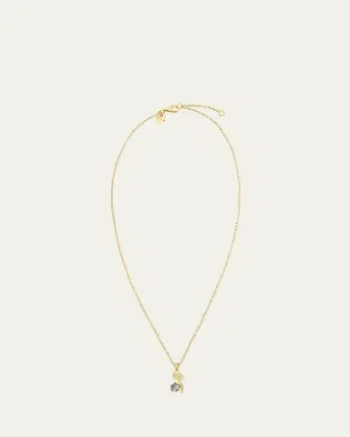 Procaccia Jewelry 18K Gold Hebrew ZAYN Initial Necklace | Thumbnail 3 Procaccia Jewelry 18K Gold Hebrew ZAYN Initial Necklace | Thumbnail 3