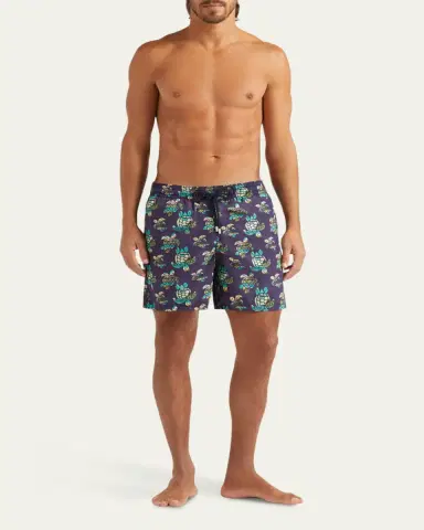 Vilebrequin Men's Landscape Turtles Swim Shorts | Thumbnail 2