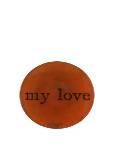 John Derian My Love Red Decorative Plate | Thumbnail 1