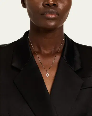 Lana 14K Gold Flawless Star of David Pendant Necklace with Jump Ring, 16-18"L | Thumbnail 2 Lana 14K Gold Flawless Star of David Pendant Necklace with Jump Ring, 16-18"L | Thumbnail 2