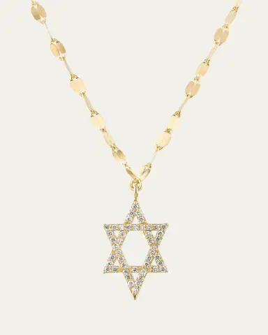 Lana 14K Gold Flawless Star of David Pendant Necklace with Jump Ring, 16-18"L | Thumbnail 5 Lana 14K Gold Flawless Star of David Pendant Necklace with Jump Ring, 16-18"L | Thumbnail 5