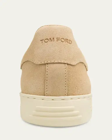 Tom Ford Men's Warwick Suede Low-Top Sneakers | Thumbnail 3 Tom Ford Men's Warwick Suede Low-Top Sneakers | Thumbnail 3