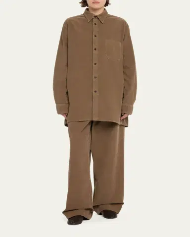 The Row Idro Corduroy Collared Shirt | Thumbnail 3