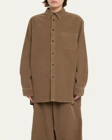 The Row Idro Corduroy Collared Shirt | Thumbnail 5