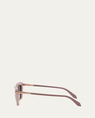 BVLGARI Serpenti Acetate & Nylon Cat-Eye Sunglasses | Thumbnail 2 BVLGARI Serpenti Acetate & Nylon Cat-Eye Sunglasses | Thumbnail 2