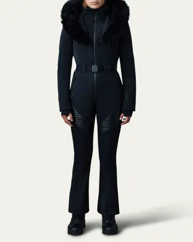 Mackage Elle Agile-360 Ski Suit with Removable Hood and Shearling Trim | Thumbnail 5 Mackage Elle Agile-360 Ski Suit with Removable Hood and Shearling Trim | Thumbnail 5