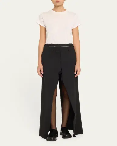 HODAKOVA Double Suit Tapered Wool Pants | Thumbnail 2