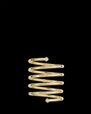 MATTIA CIELO 18K Yellow Gold Diamond 5 Wrap Bracelet | Thumbnail 2 MATTIA CIELO 18K Yellow Gold Diamond 5 Wrap Bracelet | Thumbnail 2