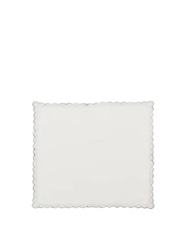 Kim Seybert Arches Silver Napkin