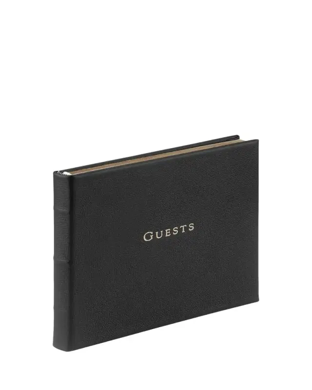Graphic Image Leather Guest Book