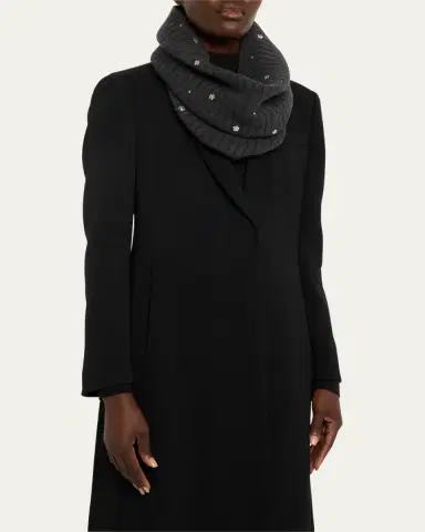 Portolano Embellished Cashmere Scarf | Thumbnail 3