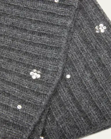 Portolano Embellished Cashmere Scarf | Thumbnail 4