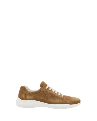 Prada Men's Americas Cup Suede Low-Top Sneakers | Thumbnail 1