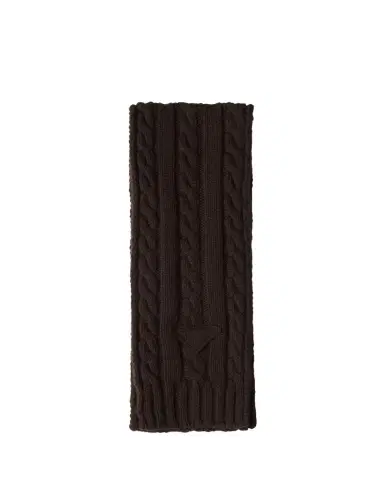Prada Men's Cable-Knit Cashmere Scarf | Thumbnail 1