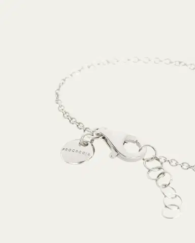 Procaccia Jewelry 18K Gold Hebrew ZADI Initial Bracelet | Thumbnail 3