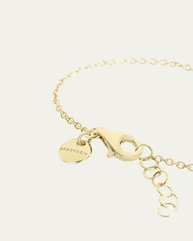 Procaccia Jewelry 18K Gold Hebrew ZADI Initial Bracelet | Thumbnail 6