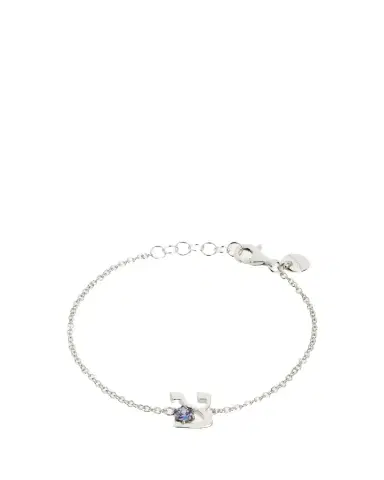 Procaccia Jewelry 18K Gold Hebrew ZADI Initial Bracelet | Thumbnail 1