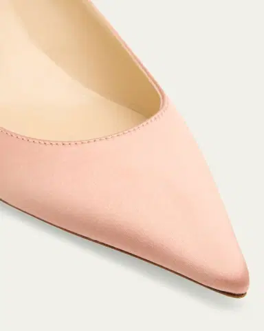 Jimmy Choo Amelia Satin Kitten-Heel Pumps | Thumbnail 2