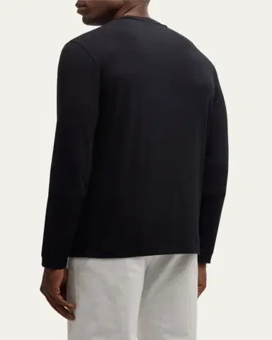 Giorgio Armani Men's Mr. Armani Solid T-Shirt | Thumbnail 3